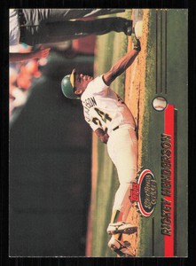 1993 Stadium Club #558 Rickey Henderson - - Near Mint or Better