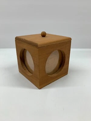 Wooden Photo Box with Storage 3-1/2" - Image 1 of 4