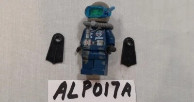 Vintage Lego ALP017A - Dash with Black Flippers - Alpha Team: Mission Deep Sea - Image 1 of 4