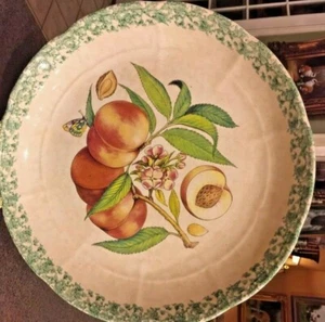 Vintage HIMARK ITALIENISCHE KERAMIK HANDBEMALT 14" BOTANICALS SCHMETTERLING PLATTE PLAKETTE - Bild 1 von 8