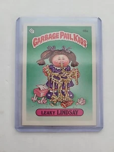 Garbage Pail Kids Series 1: #45 Leaky Lindsay (Sharp Corners) - Picture 1 of 2
