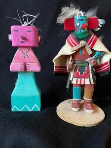Zwei bezaubernde kleine Kachinas - Bild 1 von 7