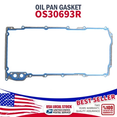 Junta de cárter de aceite OE OS30693R para Chevrolet Silverado 1500 4,8 L 5,3 L 6,0 L 1999-2013 Foto 1 de 4