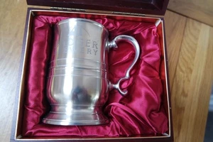 Badger Brewery 1/4 Litre Pewter Tankard From Crown & Rose Boxed - Picture 1 of 4