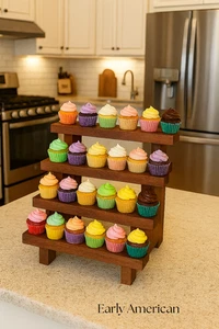 Mini Cupcake Ständer - 5 Ebenen Dessert Display für Partys & Hochzeiten - 8 Farben - Bild 1 von 16