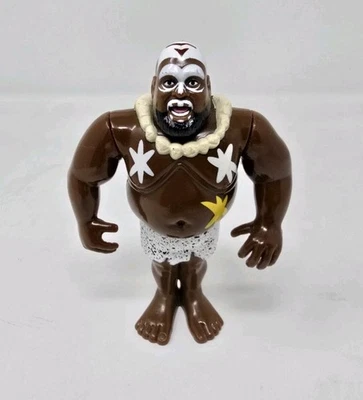FIGURA DE LUCHA LIBRE KAMALA HASBRO VINTAGE AÑOS 90 WWE WWF 1992 SUELTA WCW  Foto 1 de 4