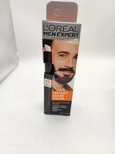 L’Oreal Men Expert Instant Temporary Beard Color, Beard Filler #03 Dark Brown - Picture 1 of 5