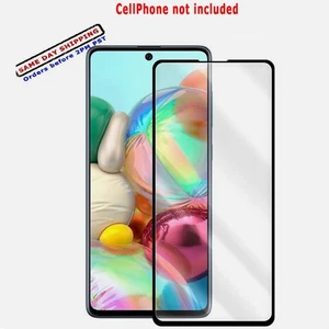 Full Coverage Glass Screen Protector Suitable for Samsung Galaxy A71 5G SM-A716U - Picture 1 of 3