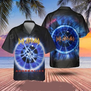Def Leppard Adrenalize Album Unisex Hawaiian Shirt - Picture 1 of 2