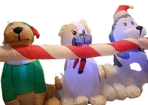 Airblown inflatable Doggies' Treat Christmas - Picture 1 of 3