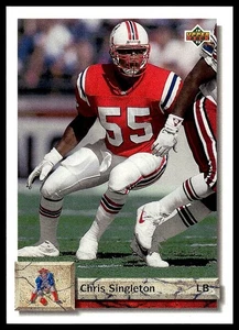 Chris Singleton 1992 cubierta superior #387 - Imagen 1 de 2