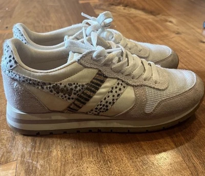 Gola Women’s Daytona Safari Sneakers SZ 5 Animal Print Suede Mesh Fabric CBL019 - Image 1 of 4