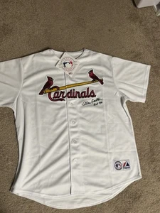 Steve Carlton Signed Majestic Cardinals Jersey JSA COA - Picture 1 of 3