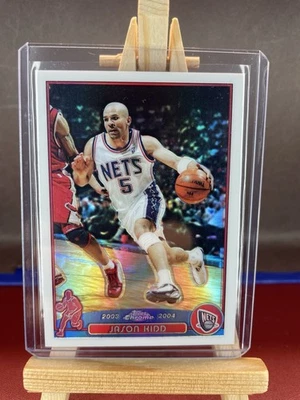 2003-04 Topps cromo Jason Kidd refractor White Boarder Foto 1 de 2
