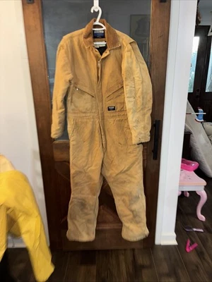 VTG Walls Blizzard Canvas Coveralls Large Regular Blizzard Pruf Insulated Work - Image 1 of 4