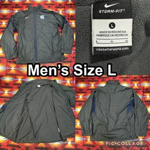 Nike Storm Fit UNC University North Carolina Tar Heels Full Zip Jacket Men Large - Picture 1 of 12