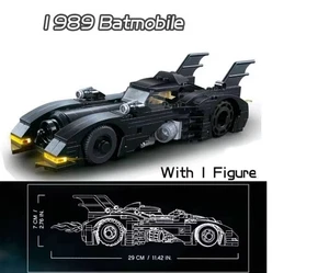 NEW! MOC Design 1989 Batmobile Building Blocks Set Batman Set Batman Blocks Set - Picture 1 of 7