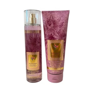 Bath and Body Works Bahamas Passionfruit & Banana Flower Mist & Body Cream Set - Picture 1 of 5