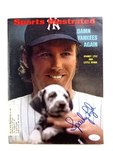 Sparky Lyle Signed Autographed Magazine Sports Illustrated 1972 JSA AH03291 - Picture 1 of 4