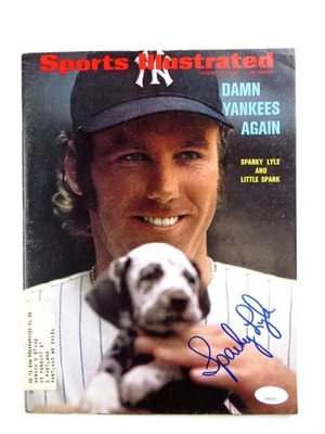Sparky Lyle Signed Autographed Magazine Sports Illustrated 1972 JSA AH03291 - Image 1 of 4