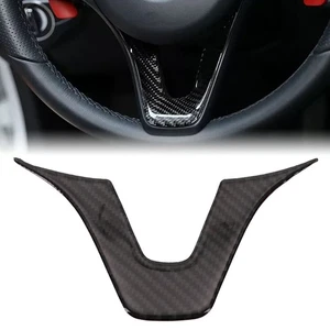 Carbon Fiber Steering Wheel Trim Easy Installation High Universality Fitment - Picture 1 of 12