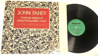 John Fahey Popular Songs Of Christmas & New Years LP folk guitar instrumenta Nm Foto 1 de 4