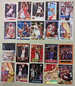 20 Karten Lot verschiedene RASHEED WALLACE NBA Trail Blazers ein Muss für Sammler! - Bild 1 von 3