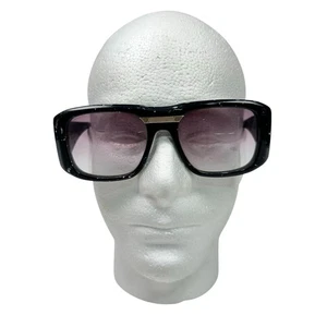 Vintage 80er 90er ULTRA Sonnenbrille dynamisches Dekor schwarz Casino Hip Hop - Bild 1 von 8