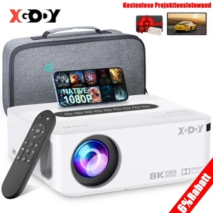 Proyector inteligente XGODY 8K 25000 lúmenes proyector LED WiFi Bluetooth Android cine en casa - Imagen 1 de 17