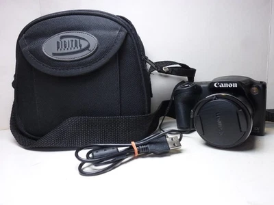 Cámara puente digital Canon PowerShot SX400 16 MP 30x zoom óptico, con 8 gB, cargador Foto 1 de 4