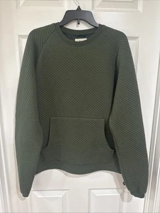 Mugsy Designed in Chicago Herren MED Langarm Pullover Stepp Sweatshirt Grün - Bild 1 von 8