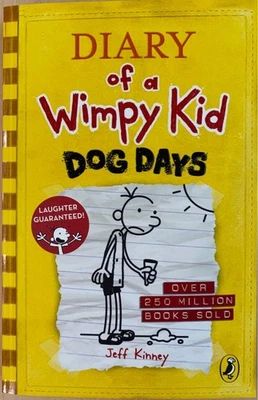 Diary of a Wimpy Kid Dog Days Jeff Kinney Paperback Kids Novel Good Condition - Image 1 of 4
