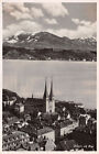R251916 Luzern mit Rigi. E. Goetz. Postcard. 1938
