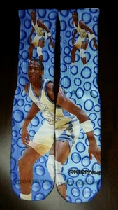 Custom Jordan legend blue dry fit socks V VI VIII XI Columbia gamma  - Picture 1 of 4