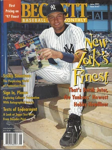 1997 Beckett Baseball Monthly June Derek Jeter New York's Finest Issue #147 - Picture 1 of 2