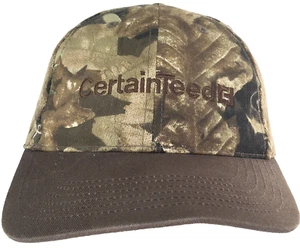 Vintage NOS Certainteed Building Products Cap Strap Back Truckers Hat Camo - Picture 1 of 5