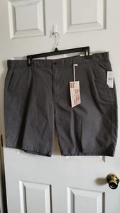 NWT Men's Casual Shorts, grey color, 2 front and back pockets, inseam 9" - Picture 1 of 11