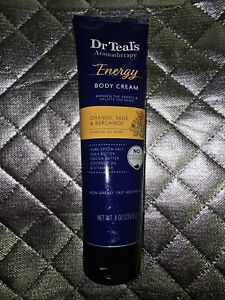 Dr.Teal's Aromatherapy Energy Body Cream Orange Sage & Bergamont 8 Oz 🔥🔥🔥