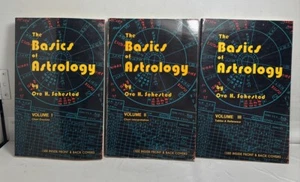 Basics of Astrology Vol I II III: Set 1 2 3 Sehested Chart Erection Tables ++ - Imagen 1 de 3