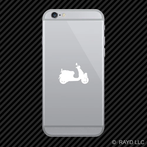 (2x) Vespa GT60 Cell Phone Sticker Mobile GT 60 moped scooter many colors - Image 1 of 1