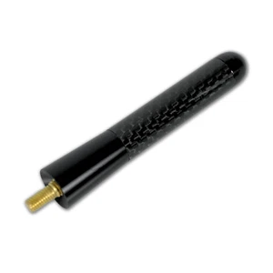 BLACK 3" CARBON FIBER CNC BILLET ALUMINUM SHORT ANTENNA KIT FOR 06-20 HONDA FIT - Picture 1 of 8