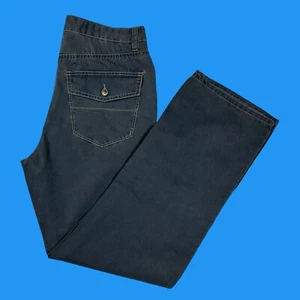 Tommy Hilfiger Jeans Men 34X32 Straight Relaxed Vintage Flap Pockets Gray Denim - Picture 1 of 24