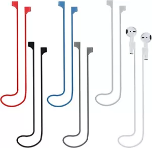 Strap für Apple Airpods Kopfhörerband Halterung Halteband Silikon 0,5m Halsband - Picture 1 of 12