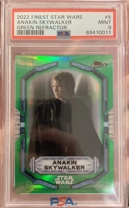 Anakin Skywalker 2022 Topps Mejor Refractor Verde Star Wars #/99 PSA 9 COMO NUEVO - Imagen 1 de 2