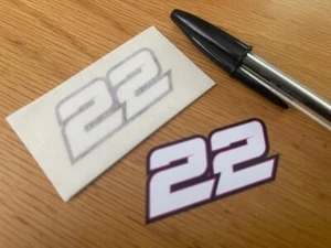 Jason O'Halloran número de carrera 22 - (par muy pequeño) - vendedor del Reino Unido - Imagen 1 de 1