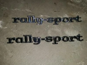 Pair 1968 CHEVY CAMARO RALLY SPORT FENDER EMBLEM 3916692 OEM GM used - Picture 1 of 10