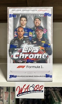 2021 Topps Chrome F1 Formula 1 Racing Factory Sealed Hobby Lite Trading Card Box - Image 1 of 3