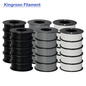 Kingroon 10KG PLA PETG Matte High Speed 1.75mm 3D Printer Filament 1KG Lot Spool - Picture 1 of 74