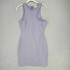Urban Outfitters Mini Bodycon Kleid Damen M Pastell Lavendel Sexy Cut Out Boho - Bild 1 von 8