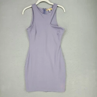 Mini Vestido Bodycon Urban Outfitters Para Mujer M Pastel Lavanda Sexy Recortado Boho Foto 1 de 4